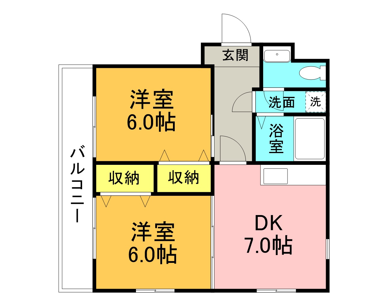 パークハイム21の間取り