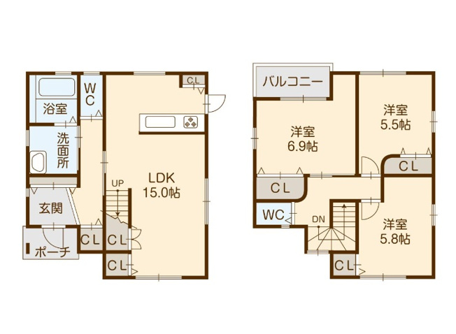 【間取り】 | 間取りは3LDKになります。