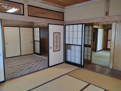 【和室】 | 岡谷市長地柴宮2丁目 中古住宅⑦ | 和室８帖・６帖