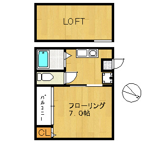 【間取り】 | セントラルコート天神Ⅱ | 現況優先。