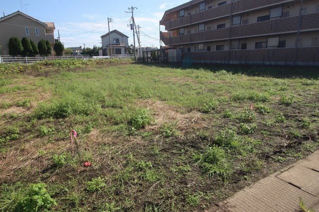 《分譲地》下野市川中子　全3区画の外観|全体を西から撮影
