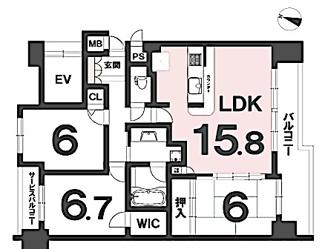 【間取り】 | 【ロイヤルシャトー高峯東ノースヒルズ】✨仲介手数料無料✨