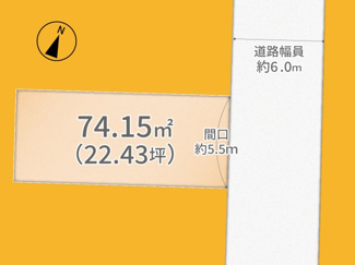 【土地図】 | 宇治市神明宮北　売土地　建築条件無し