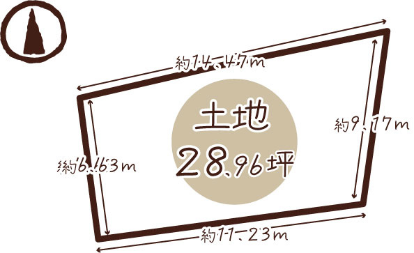 山・西野楳本町