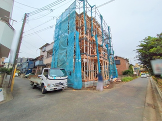 【前面道路含む現地写真】 | 上棟（撮影：'24/10/29）