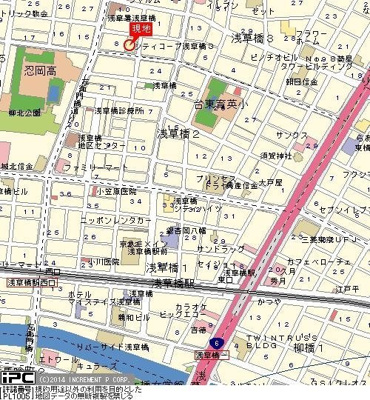 【地図】 | シティコープ浅草橋Ⅲ