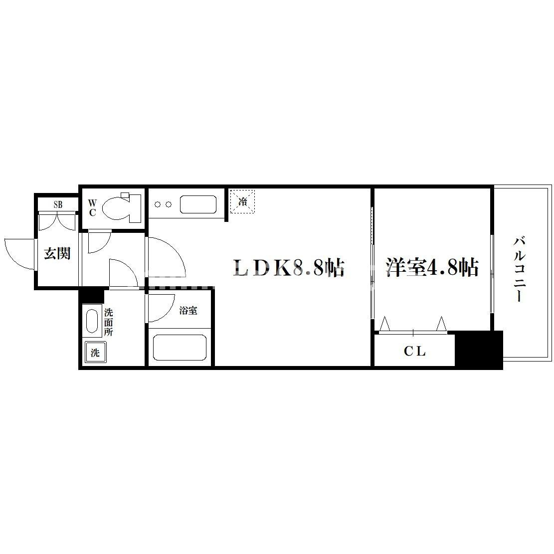 RISING Maison 本町橋の間取り