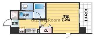 【間取り】 | ジュネーゼグラン心斎橋東