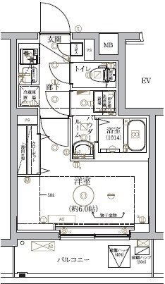 ベルシード武蔵小杉ノースの間取り