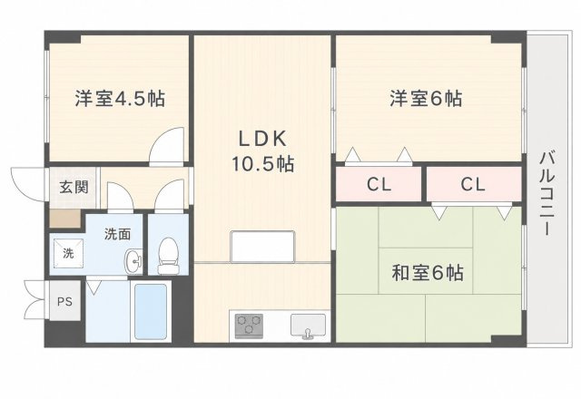 【間取り】 | 大裕ハイツ若松