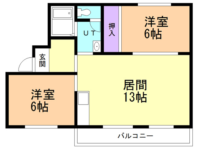 ハイツMTの間取り