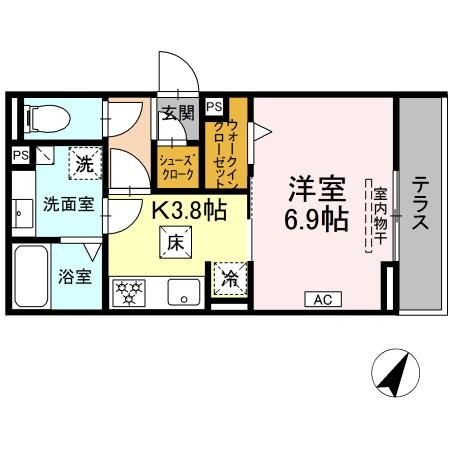 D-avance池端　　刈谷市近郊の賃貸ならクラスホーム刈谷店の間取り