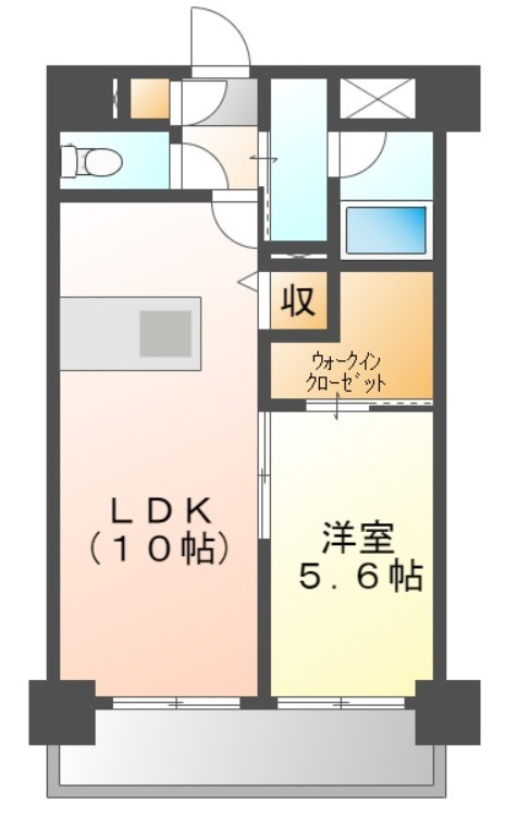 Ｎ・Ｏ医大南の間取り