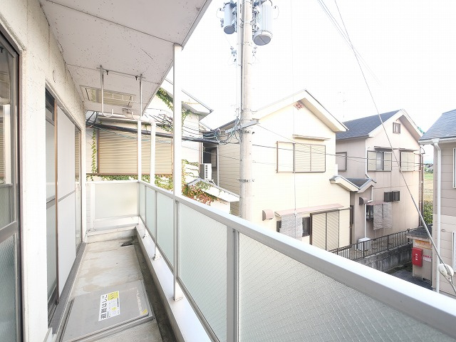 シャトレーハイツ光峰のバルコニー|広々としたバルコニーです