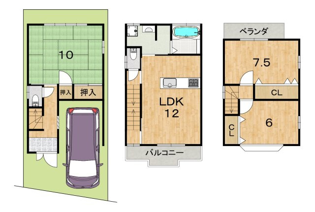 【間取り】 | 伏見区醍醐構口町　中古戸建