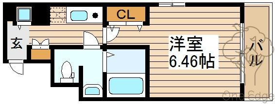 ニューシティアパートンツ西天満の間取り