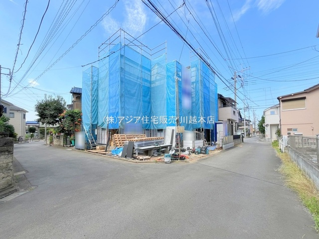 月々１０万円台～　新築戸建　川越市寺尾第四の前面道路含む現地写真|西側 4.2ｍ公道