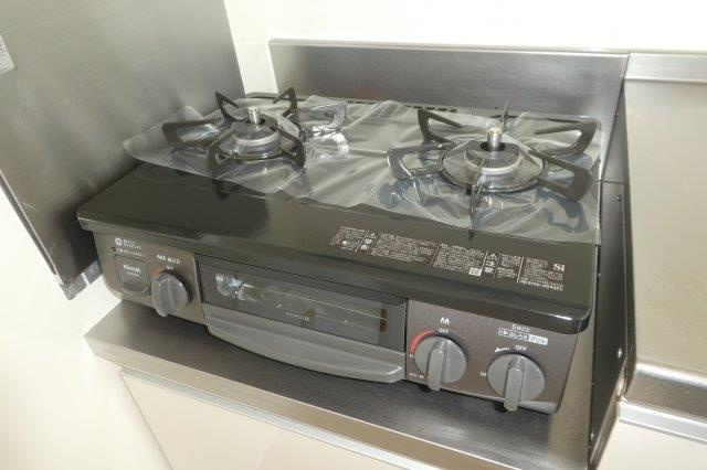 プレジール城の内ⅡＡのキッチン|2口ガスコンロ