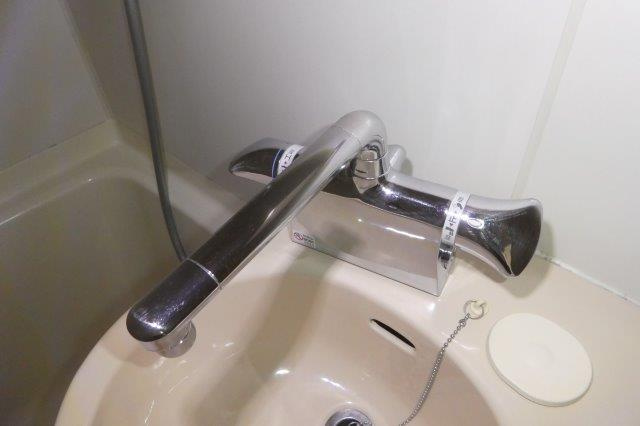 プレジール城の内ⅡＡの浴室|サーモスタッド付き水栓