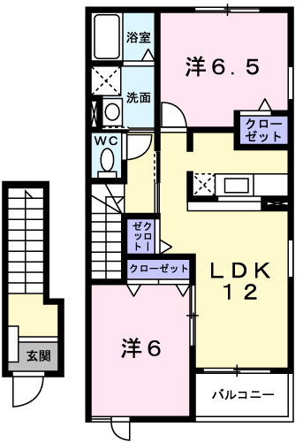 【間取り】 | アクア　ガ－デン　Ⅲ