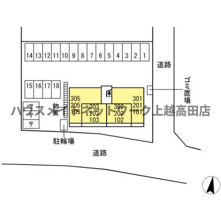 ラトン・ラヴールの区画図|配置図
