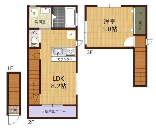 【間取り】 | ブラーボ中野