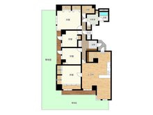 【間取り】 | ４LDKお部屋数も多く２５４㎡と専有部分の広い物件です。