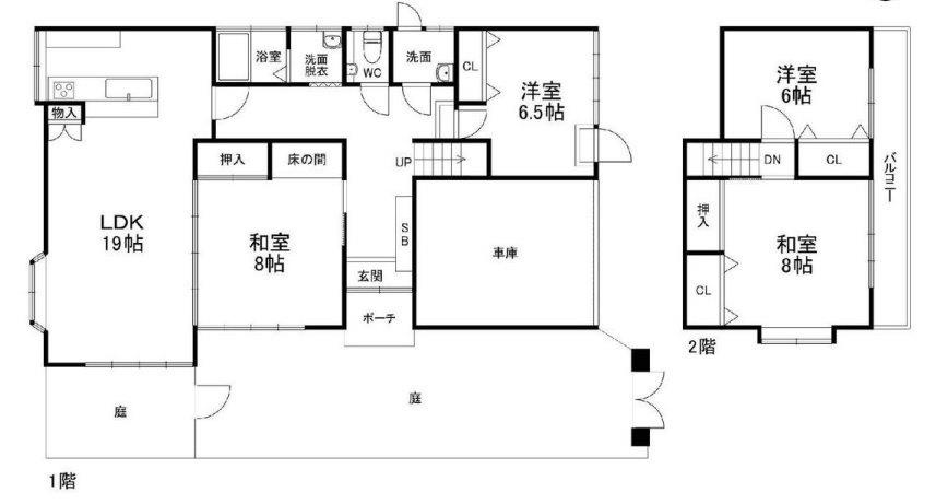 秦町　中古一戸建ての間取り|間取り図はいかがですか？ご希望を叶える間取りですか？リビングの広さは？水回りの位置は？カウンターキッチン？など色々な情報が集約されています。弊社ではリフォームなどのご相談も承っております。