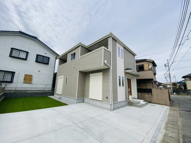 新築　高崎市日光町1期　Heartful　Town　1号棟の外観|現地写真　どうどう完成！ご内覧等、お気軽にお問合せください♪　							
