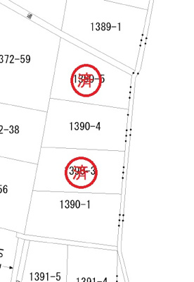 【区画図】 | 中村3丁目1390-4土地（更地）57坪（3号地）