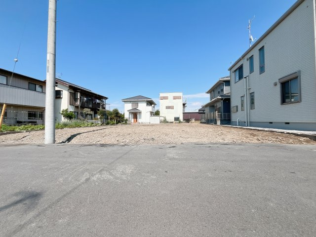 深谷市小前田　建築条件無し売地の外観