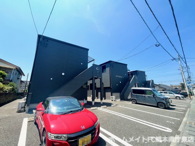 熊本市南区出仲間５丁目のアパートの外観