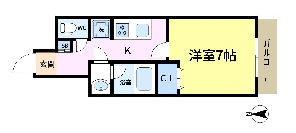 Eau・Clairの間取り