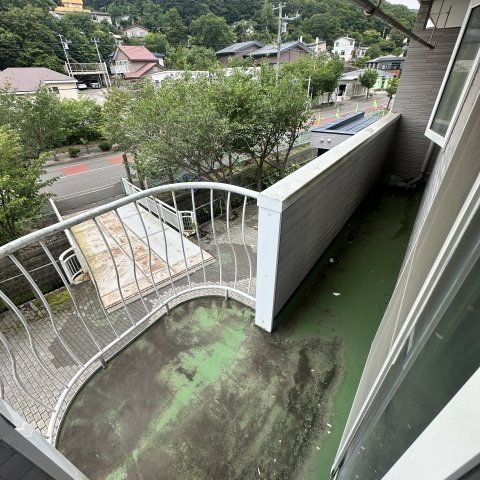 シルク２１のバルコニー|バルコニーからの眺めを楽しみながら食事をしませんか