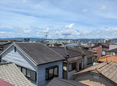 【展望】 | ■200万円値下げしました■専属物件■高槻市大塚町2丁目 | ■陽あたり・眺望の良い広々した屋上があります（水都くらわんか花火大会も特等席で見られますよ。）■両面道路■鉄骨造3階建