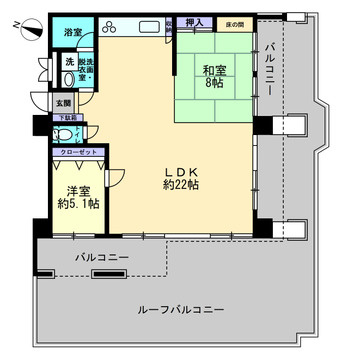 フレックス佐賀駅前の間取り