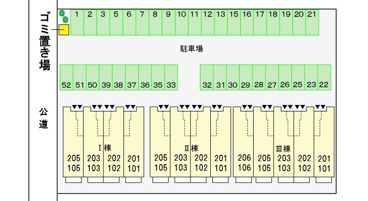 プラタ エム Ⅲの区画図