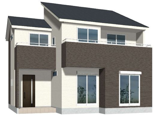 第3吉井町本郷（全10棟）1号棟の外観パース|1号棟