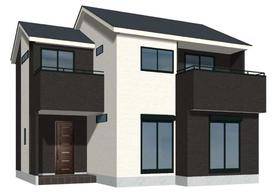 第3吉井町本郷（全10棟）2号棟の外観パース