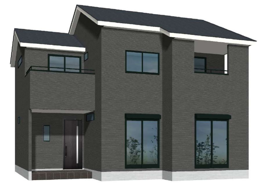 第3吉井町本郷（全10棟）4号棟の外観パース