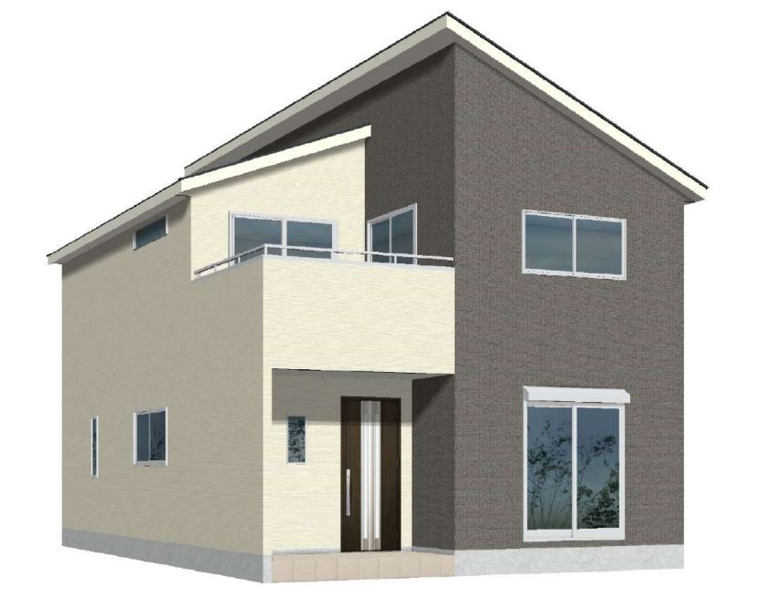 第3吉井町本郷（全10棟）5号棟の外観パース|外観パース