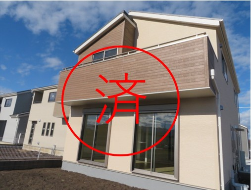 第3吉井町本郷（全10棟）6号棟の外観|ナチュラルで飽きの来ないデザインは流行に左右されない家の形です。外構も綺麗に仕上がっています(^▽^)/
