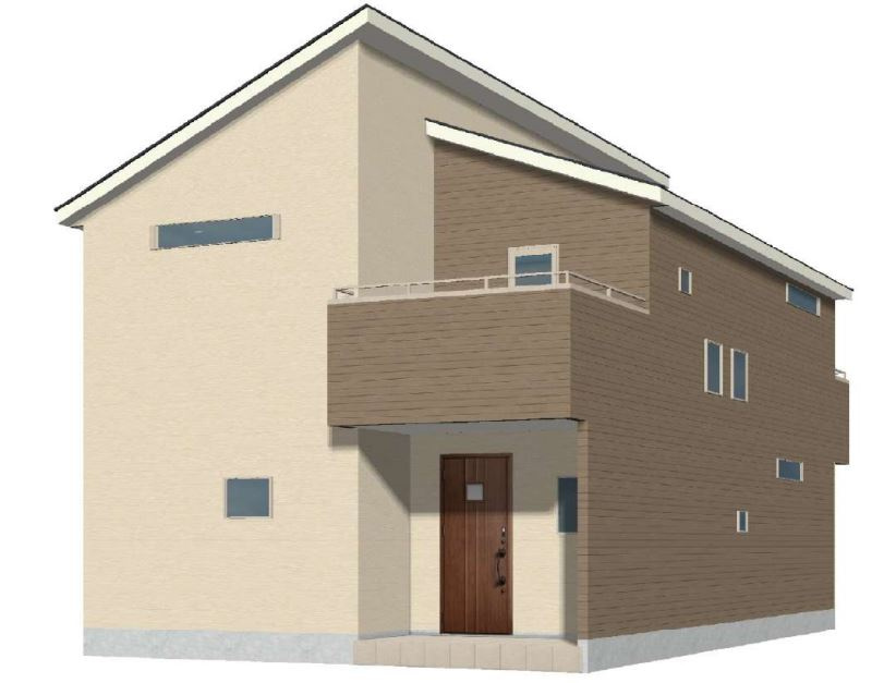 第3吉井町本郷（全10棟）6号棟の外観パース|外観パースです