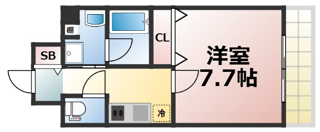 パラゴン布施駅前の間取り