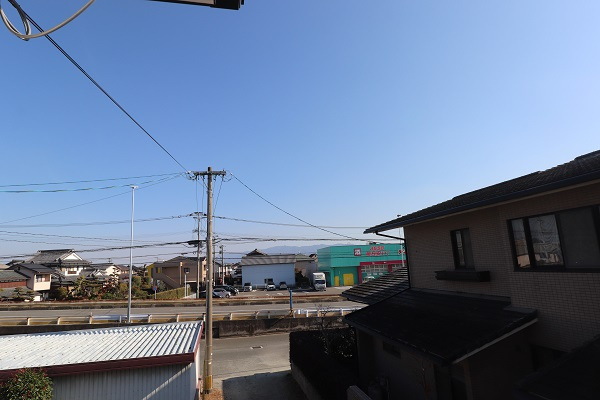 久留米市小森野町のアパートの展望