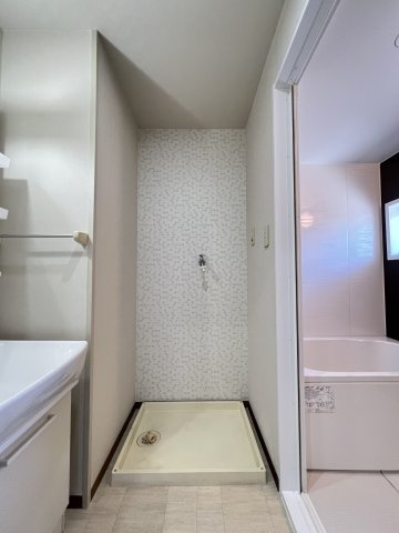 ハイカムールあすかBの洗面所|洗濯機置き場