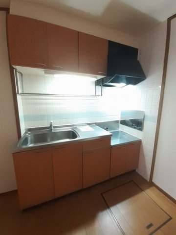 サニーサイドのキッチン|２口コンロ設置可能です★