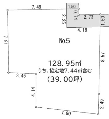 あきる野市五日市　売地　NO,5／全5区画