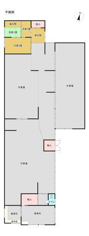 灘分町　工場の間取り