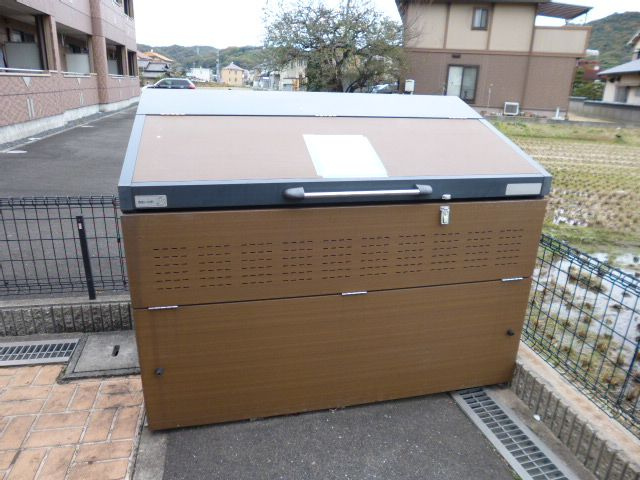 倉敷市福田町古新田のアパートのその他共用部分|敷地内専用ゴミステーション